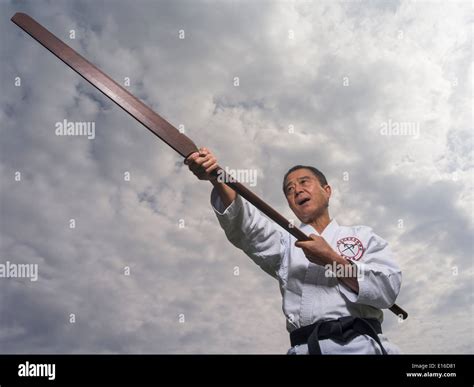 Karate And Kobudo Master Yukio Kuniyoshi Kaicho Of Ryukyu Kobudo Hozon