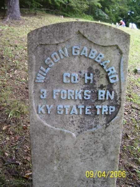 Wilson Willis Gabbard 1820 1885 Find A Grave Memorial