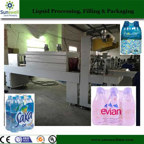 Shrink Wrapping Machine For Pet Bottles Glass Bottles Pop Top Cans