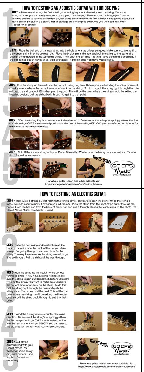 how to restring an acoustic guitar 12