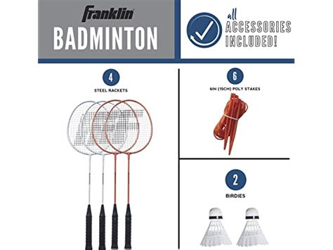 Franklin Sports Badminton Set Backyard