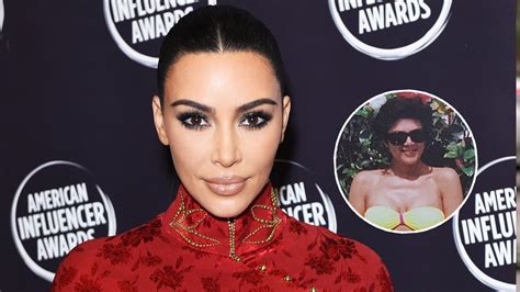 Kim Kardashian Hit With Backlash After Calling Kris Jenner S Bikini