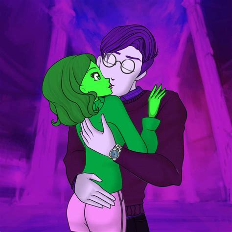 Fear Disgust Kissing Human Version Inside Out Amino Amino