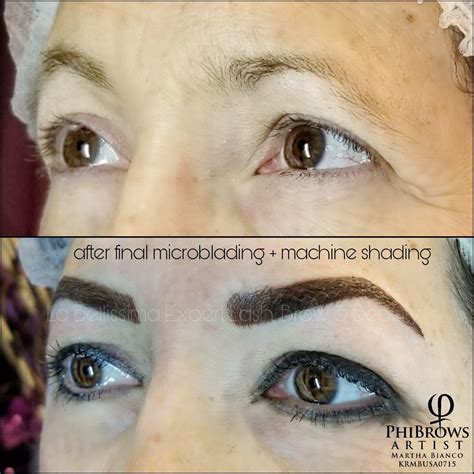 Even With Smoky Eyes This Touched Up Microbladed Machine Shaded Brow