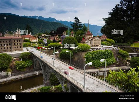 Schweiz Ticino Lago Di Lugano Melide Swissminiatur Miniatur