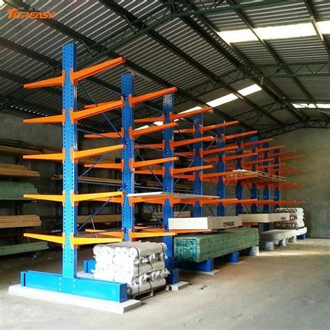 Double Side Heavy Duty Warehouse Storage Cantilever Steel Coil Rack