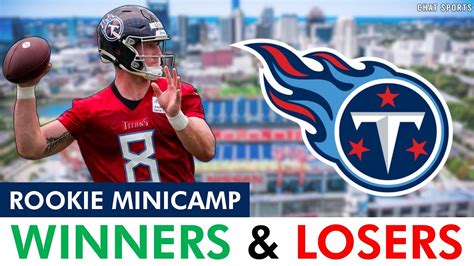 Tennessee Titans Rookie Minicamp Winners Losers Ft Will Levis