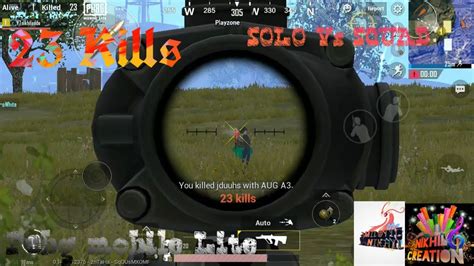 23 Kills In Pubg Mobile Lite Solo Vs Squad My First Gameplay Of