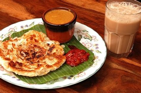 Malaysian S Food Taste Roti Canai And Teh Tarik