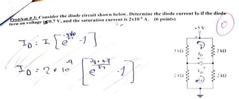 Problem 3 Consider The Diode Circuit Shown Below