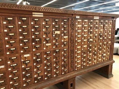 Vintage Card Catalogs At The Library And How We Used Them Click