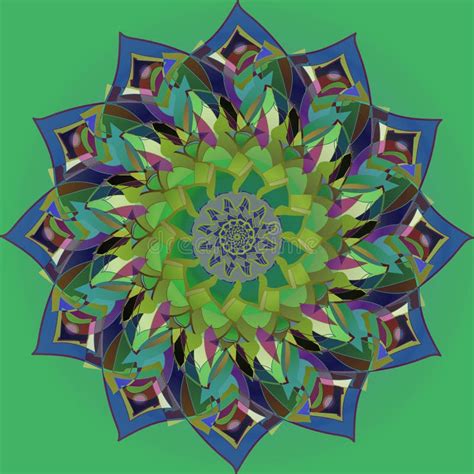 Mandala Verde Ilustraciones Stock Vectores Y Clipart 15 686