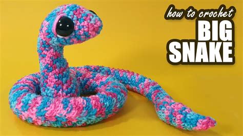 How To Crochet A Full Sized Snake Youtube