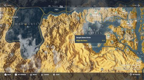 Assassins Creed Origins Stone Circles Stone Circle Locations Bayeks Promise Quest