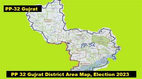 Pp Gujrat Delimitation Halqabandi Area Map Election