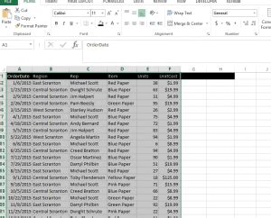 Excel Table - I Will Teach You Excel