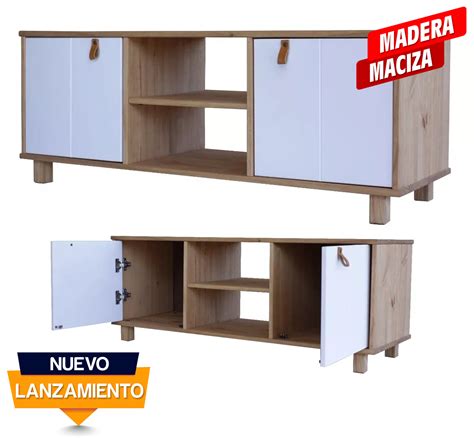 MODULARES Y RACKS Rack Para Tv O Audio Madera Maciza