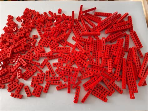 Lego Lot Of Red Lego Technic Present Catawiki