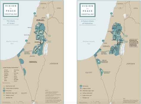 Trump’s Israeli-Palestinian peace plan runs 181 pages. These 2 maps tell you what you need to ...