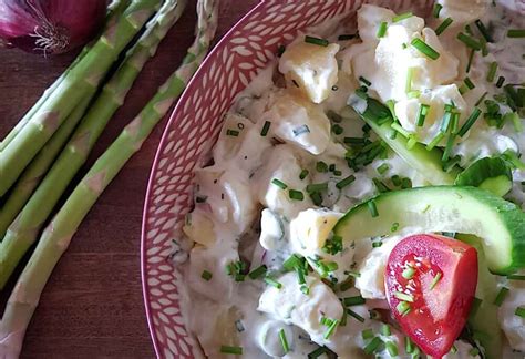 Grøn kartoffelsalat med ærter og majs Madens Verden