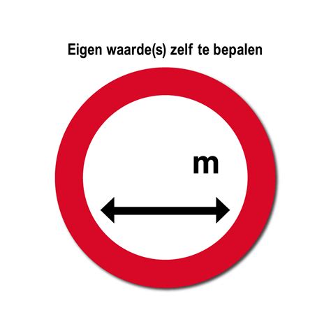 Verkeersbord C17 Gesloten Voor Te Lange Voertuigen Maatwerk