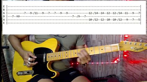 Pasilyo Sunkissed Lola Guitar Solo With Tabs Youtube