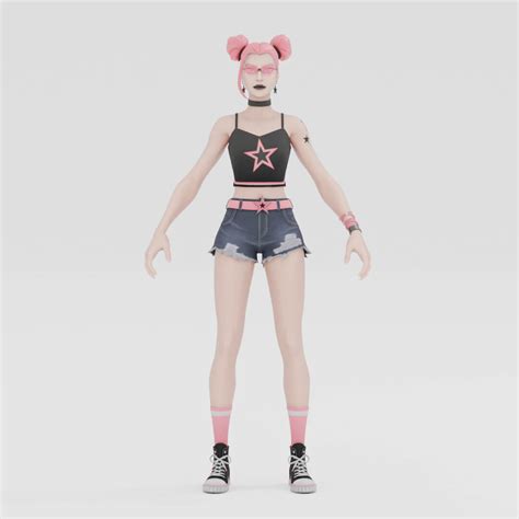 Surf Witch Fortnite 3d Model By Shevraar