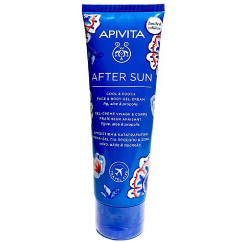 Apivita After Sun Δροσιστική Καταπραϋντική Κρέμα Gel για Πρόσωπο