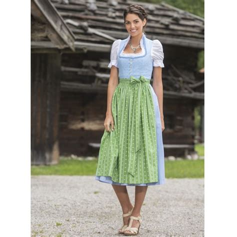 Langes Dirndl Koflersee In Hellblau Von Hammerschmid Finest Trachten