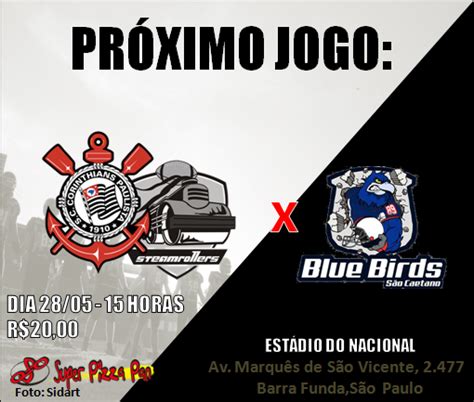 Futebol Americano Corinthians Steamrollers X S O Caetano Blue Birds Em