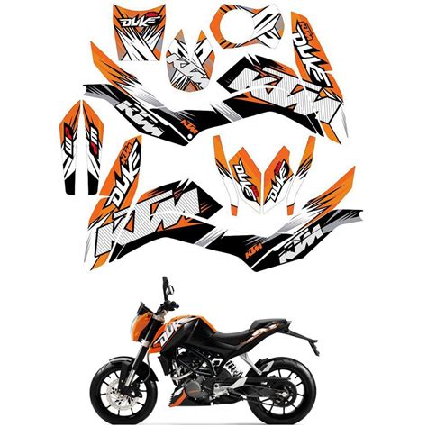 Ktm Duke 125 Sticker Set