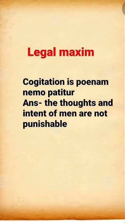 Legal Maxim Law Maxim Youtube