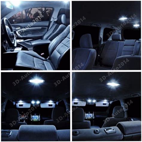 15pcs LED Xenon White Light Interior Package Kit For Nissan Titan 2004