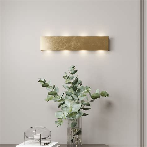 Quitani Led Wandleuchte Maja Gold Antik Breite Cm Lampenwelt De