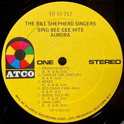 The Bill Shepherd Singers Aurora The Bill Shepherd Singers Sing Bee Gees Hits Lp