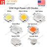 High Power LED Chip 10W Natural Cool Warm White Red Blue Green UV RGB