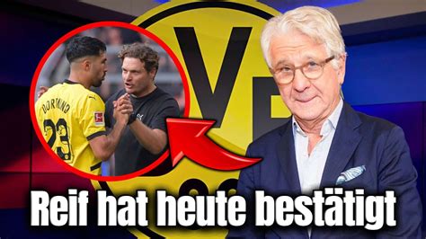 Bvb Skandal Im Bvb Das Ist Sehr Traurig Reif Hat Es Heute Best Tigt