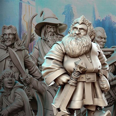 28mm Dwarf Middle Earth Etsy