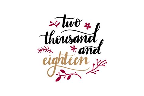 Two Thousand And Eighteen Graphic By Craftbundles Creative Fabrica