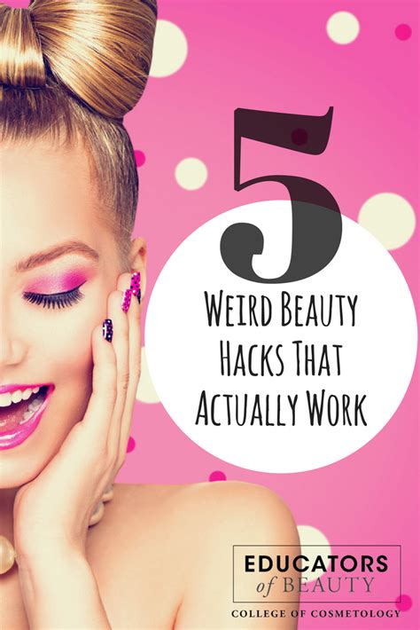 5 Weird Beauty Hacks That Actually Work With Images Weird Beauty