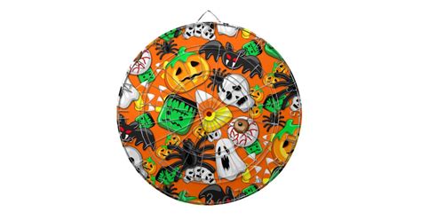 Halloween Spooky Candies Party Dart Board Zazzle