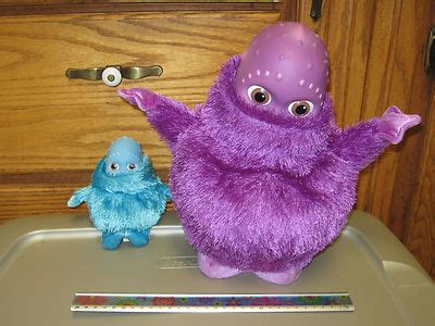 Ragdoll Boohbah Purple Dance Along Zumbah 13" + Jumbah Small Blue Boobah beanie | #370723128