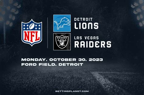 Las Vegas Raiders @ Detroit Lions NFL Preview & Betting Picks