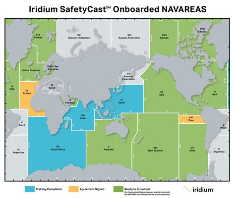 Gmdss Sea Area Map