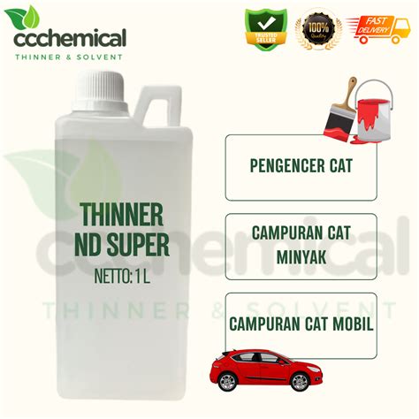 Thinner Tiner Thiner ND SUPER 1 Liter Lazada Indonesia