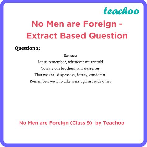 Extract Based Questions - Poems Class 9 - English Teachoo