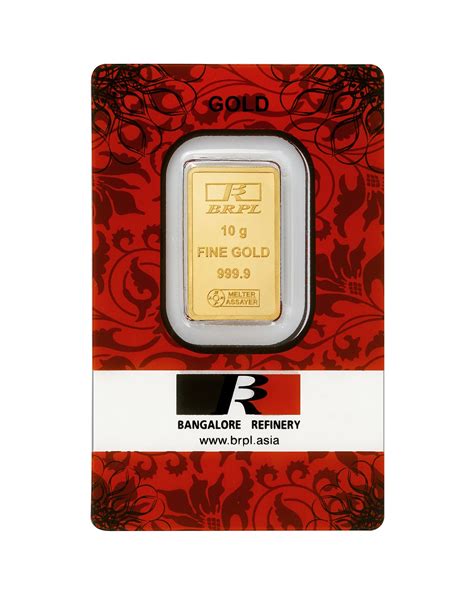 10 Gram Gold Bar 24kt (999.9 Purity)