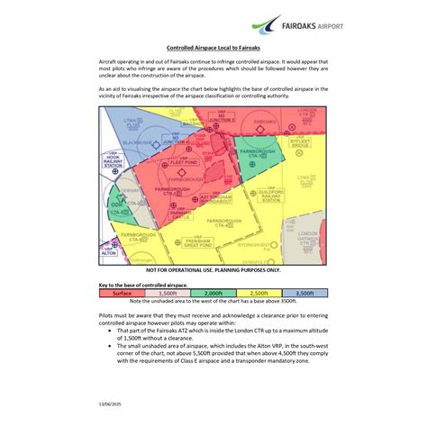 Controlled Airspace around Fairoaks | LTFC