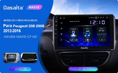 Dasaita 10 2 Android 10 0 1 DIN Radio Coche Bluetooth Manos Libres