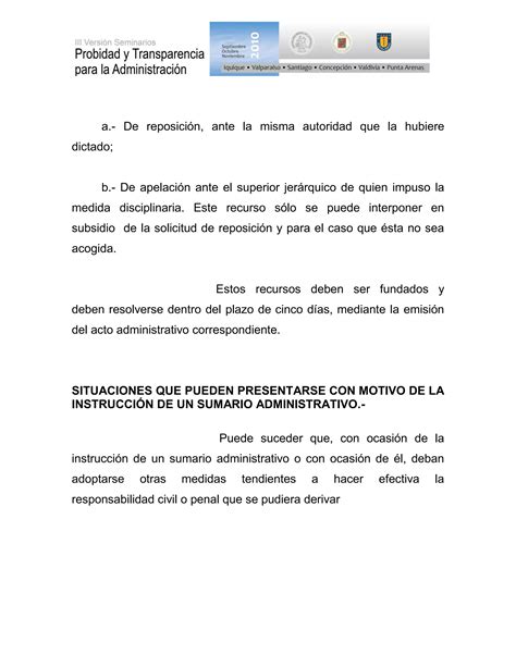 Manual De Procedimientos Sumarios Administrativos Cgr Pdf